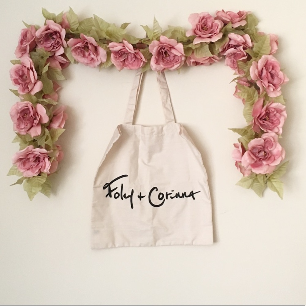 Foley + Corinna Cream Lightweight Fabric Tote Bag